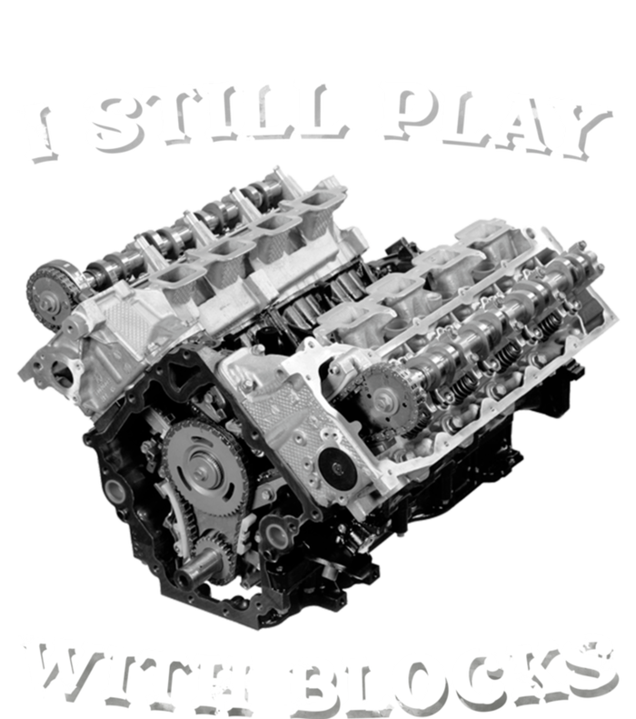 I Still Play With Blocks Racing Maintenance Vintage T-Shirt