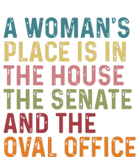 A Womans Place Is In The House The Senate The Oval Office Women's Perfect Tri Rocker Tank