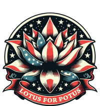 Lotus For Potus Full-Length Apron With Pockets