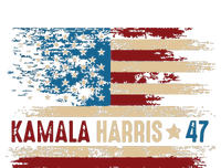 Harris 47 For President Usa American Flag Kamala Harris 2024 Metallic Star Ornament