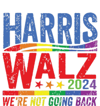 Harris Walz 2024 Were Not Going Back Lgbt Vote City Backpack