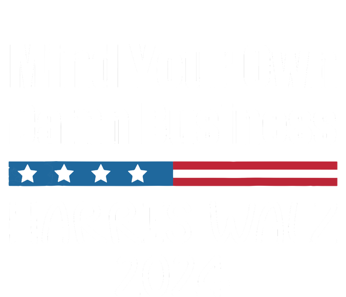 Harris Walz Waltz 2024 Mind Your Own Damn Business Kids Long Sleeve Shirt