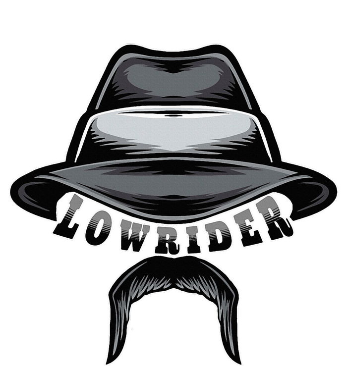 Lowrider Hat & Moustache Chicano Cholo Latino Low Rider Tie-Dye Long Sleeve Shirt