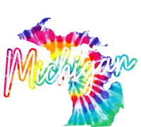 Michigan Tie Dye State Map Pride Hippie Vintage Retro T-Shirt