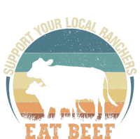 Support Your Local Ranchers Eat Beef Performance Sprint T-Shirt