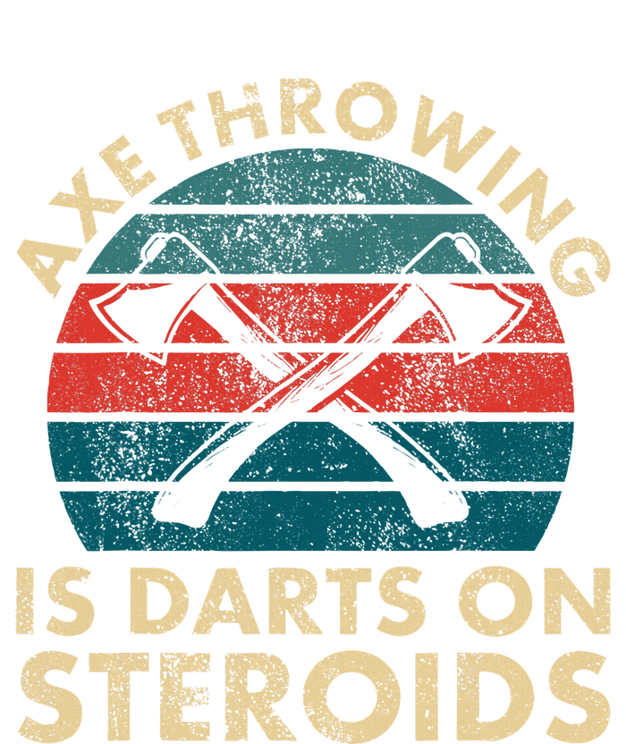 Axe Throwing Funny Hatchet Lumberjack Hobby Ax Throwing Women's Tri-Blend 3/4-Sleeve Raglan Shirt