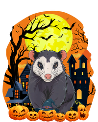 Opossum With Pumpkins Funny Scary Halloween Party Women’s Perfect Tri Rocker Tank