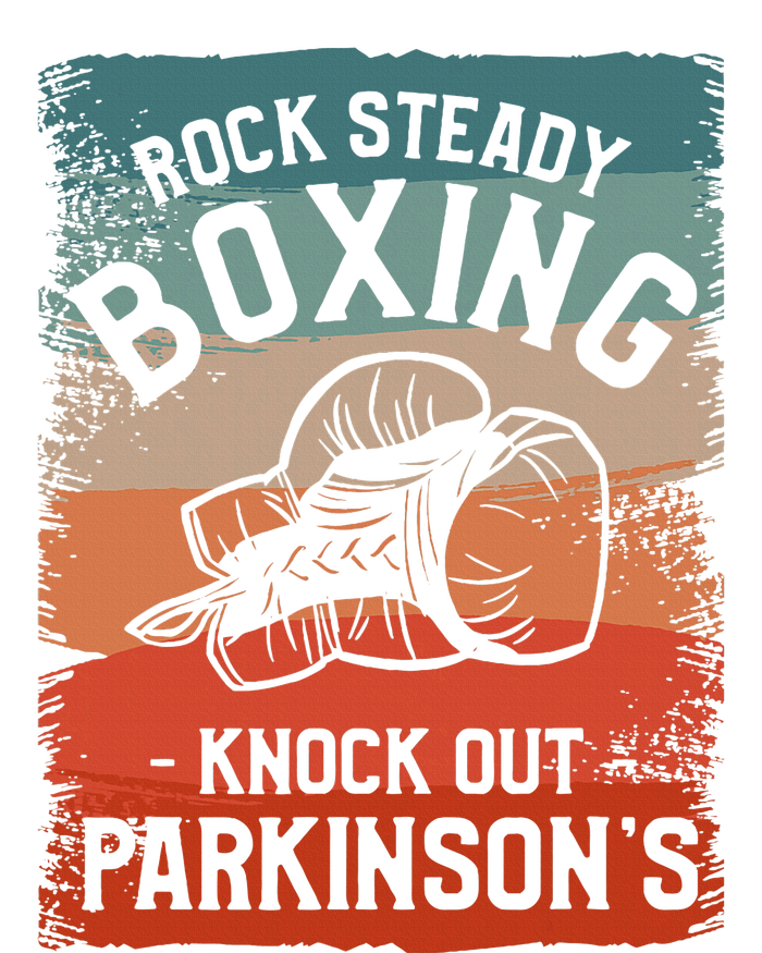 Rock Steady Boxing Knock Out ParkinsonS Awareness Kids T-Shirt