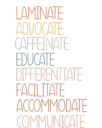 Sped Caffeinate Advocate Laminate Educate Teacher Autism Day Dry Zone Grid Polo