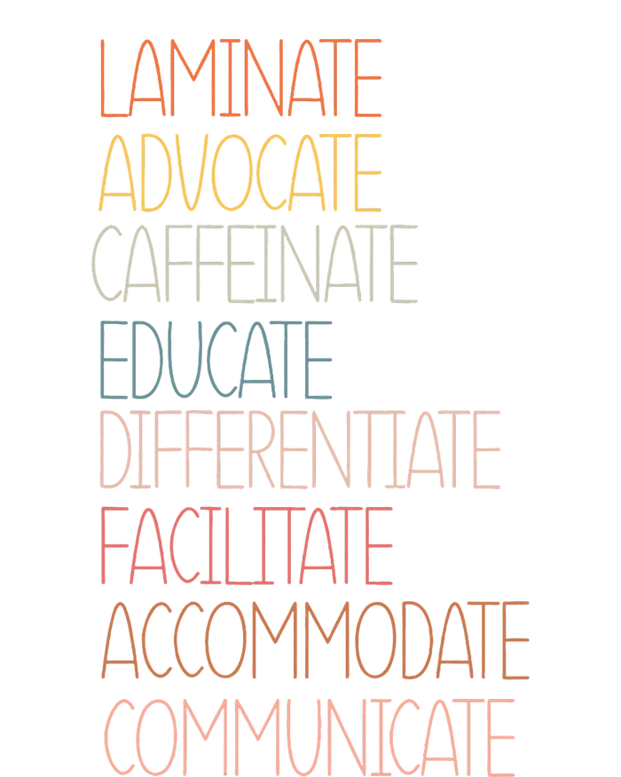 Sped Caffeinate Advocate Laminate Educate Teacher Autism Day Dry Zone Grid Polo