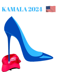 Kamala Harris For President 2024 High Heel Crushed Maga Hat Ladies Essential Tank