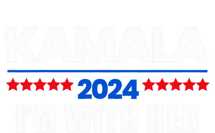 IM With Her Kamala Vote For 2024 President Kamala Harris High Crown Mesh Back Trucker Hat