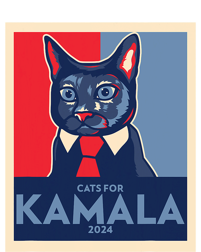 Politically Purrfect Cats For Kamala Harris 2024 President Cooling Performance Crew T-Shirt