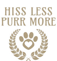 Hiss Less Purr More Positive Cat Lover And Cat Lady Design USA-Made Doggie Bandana