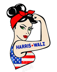 Harris Waltz 2024 Election Kamala Harris Tim Waltz 24 Women's Flannel Pajama Set