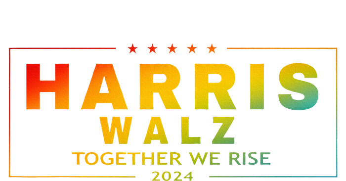 Harris Walz 2024 Together We Rise Lgbt Toddler Sweatshirt