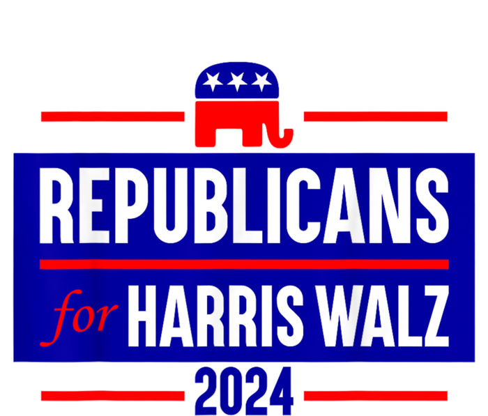 Republicans For Kamala Harris Walz Waltz Women's Pullover Hoodie