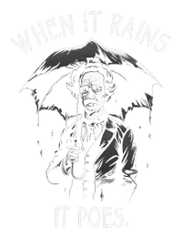 When It Rains It Poes Funny Edgar Allan Poe T-Shirt