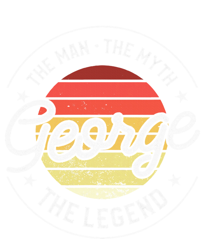 George The Man The Myth The Legend Womens California Wash Sweatshirt