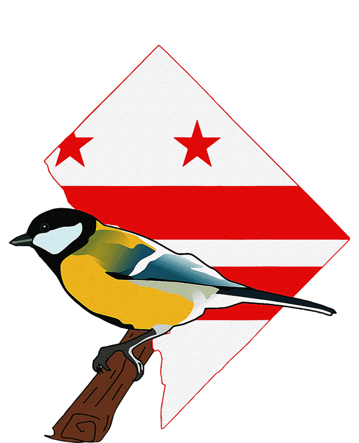 District Of Columbia Us Flag State Bird T-Shirt