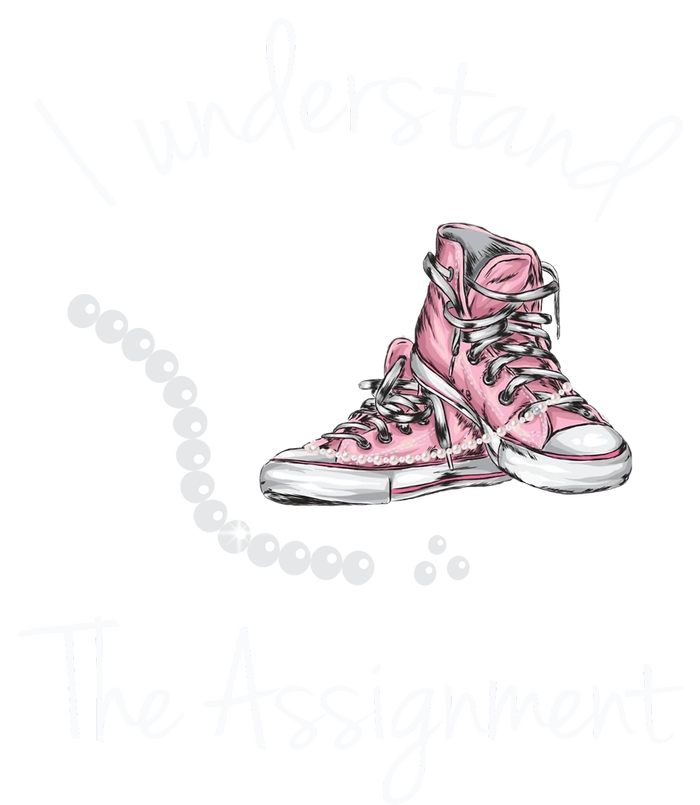 I Understand The Assignment Kamala Harris Sneaker Tie-Dye Long Sleeve Shirt