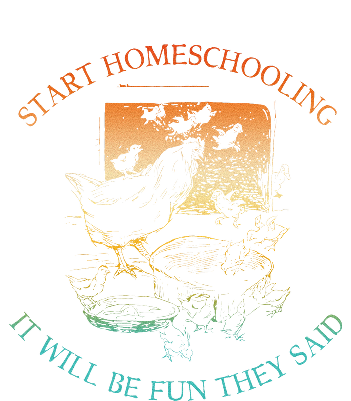 Start Homeschooling It Will Be Fun They Said Flow Vintage Zip Tote Bag