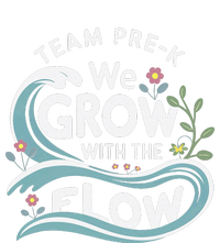 Team Prek Grow With The Flow With Playful Waves And Plants Kids T-Shirt