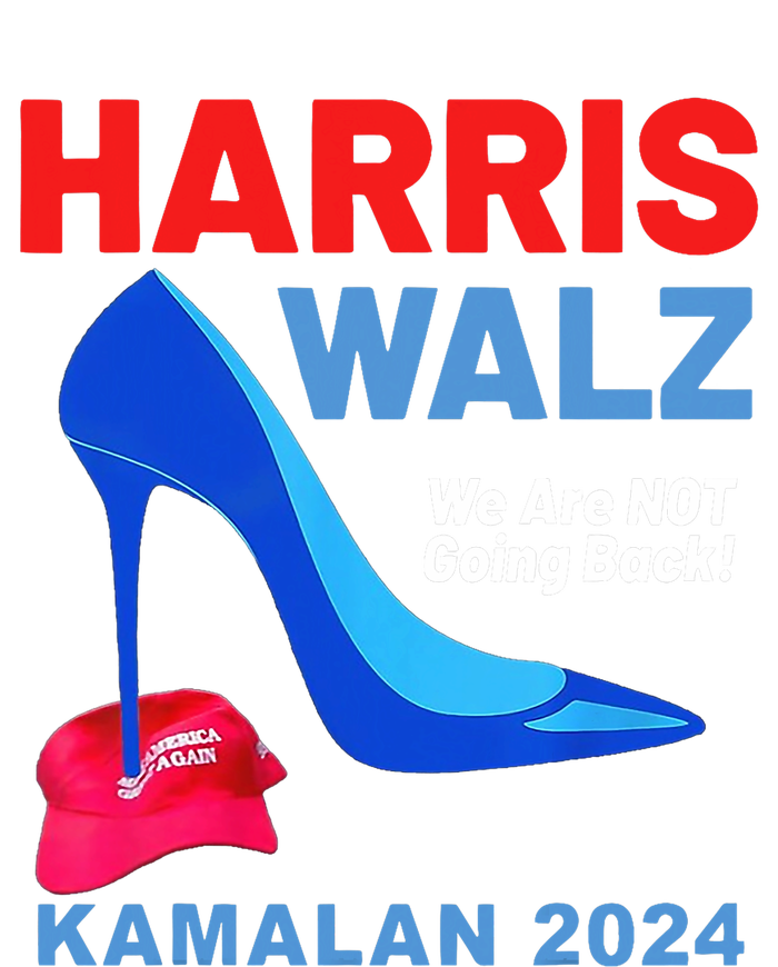 Kamala Harris Heels Stepping On Red Maga Hat Women's Pullover Hoodie