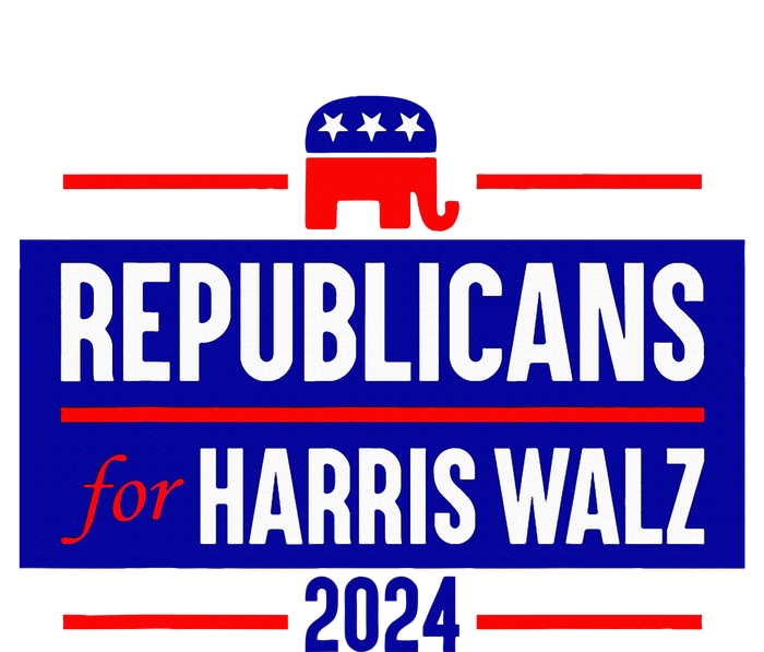 Republicans For Harris Walz Kamala Harris For President 2024 Ladies Essential Flowy Tank