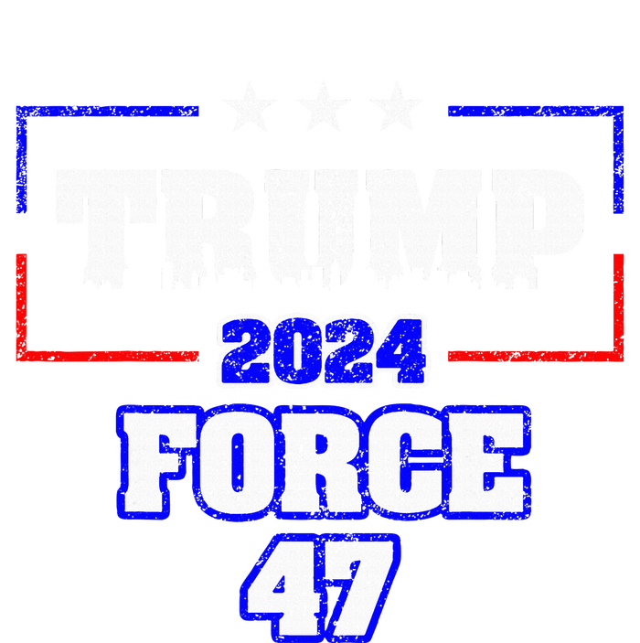 Trump Force 47 Trump 2024 HeS Back Vote Trump Full Zip Hoodie