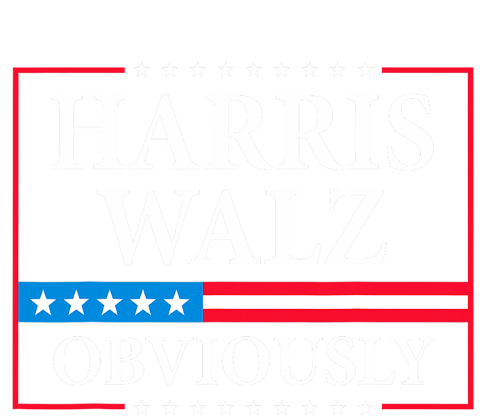 Harris Waltz 2024 Obviously Kamala Harris Tim Walz 2024 Womens California Wash Sweatshirt