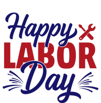 Happy Labor Day Celebration Graphic Flexfit Unipanel Trucker Cap