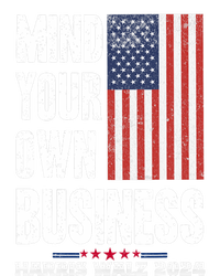 Mind Your Own Business Funny Harris Walz 24 Election Potus Tie Dye Hoodie