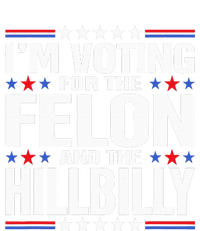 IM Voting For The Felon And The Hillbilly Trump Vance 2024 Toddler Long Sleeve Shirt