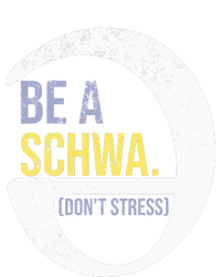 Be A Schwa DonT Stress Funny Phonics Speech Specialist Gift Women's Long Sleeve Flannel Pajama Set 