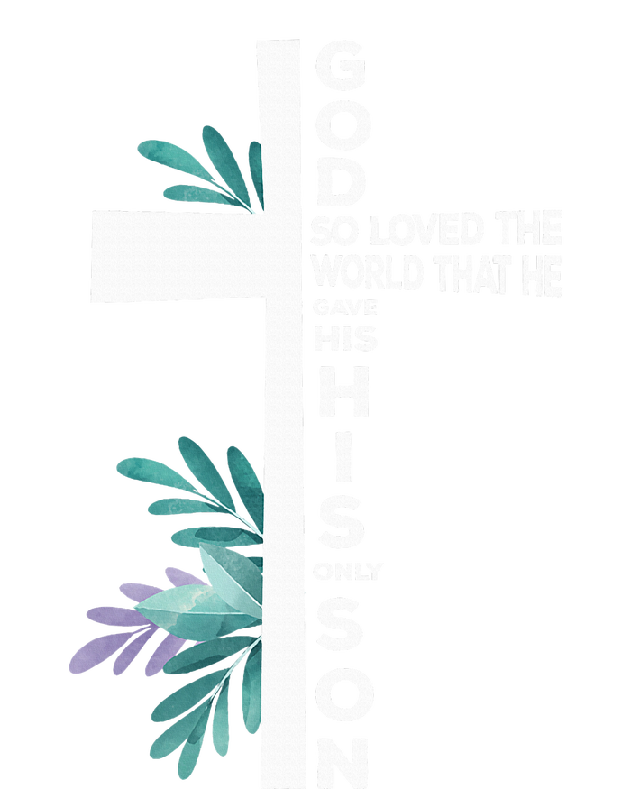 Christian Cross Bible Faith Quote John 316 T-Shirt