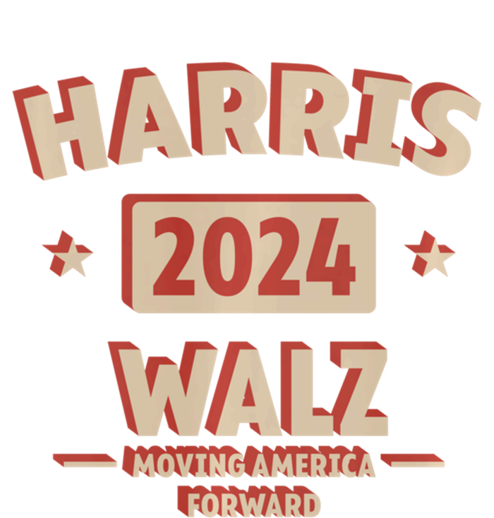 Harris Wlaz 2024 Casual Kamala & Democrats Casual Moving America Forward Kids Long Sleeve Shirt