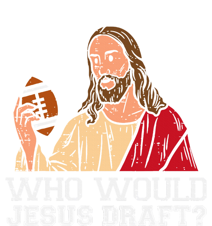 Who Would Jesus Draft Funny Fantasy Football Christian Womens California Wash Sweatshirt