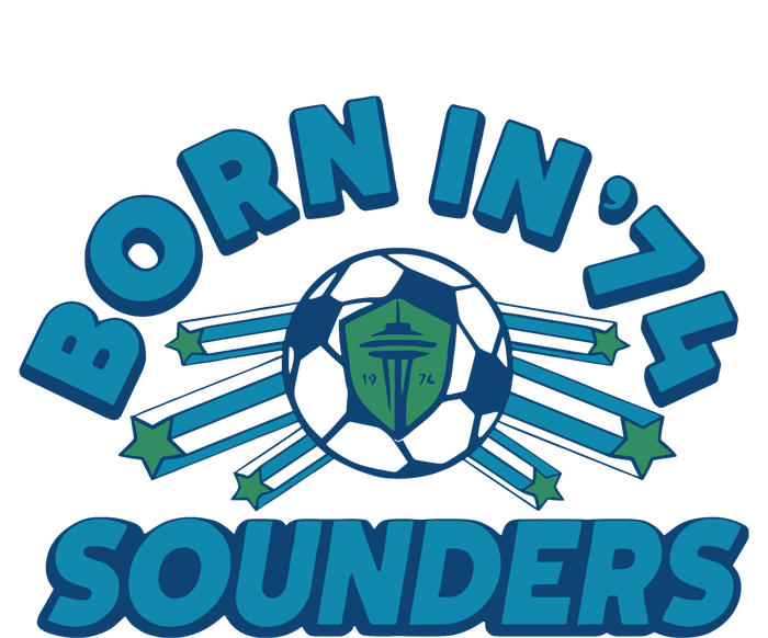 Seattle Sounders Fc Born In ’74 Performance Fleece Hoodie