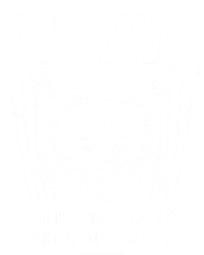 Majorhightide Wearing Claws Cat Lovers Against White Supremacy Ladies PosiCharge Competitor Racerback Tank