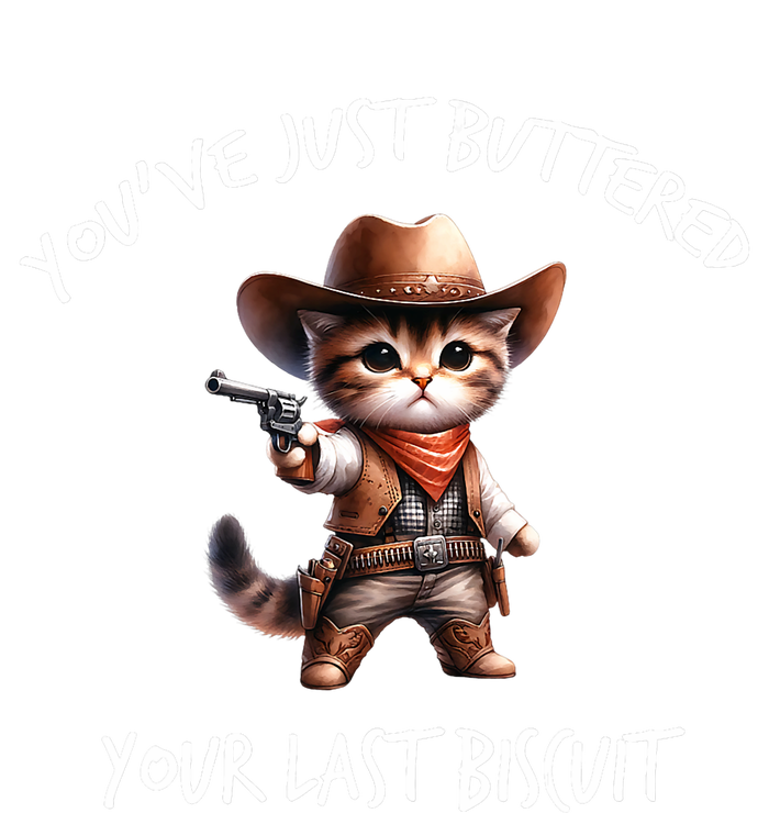 YouVe Just Buttered Your Last Biscuit Western Cat Cowboy Softstyle Adult Sport Polo