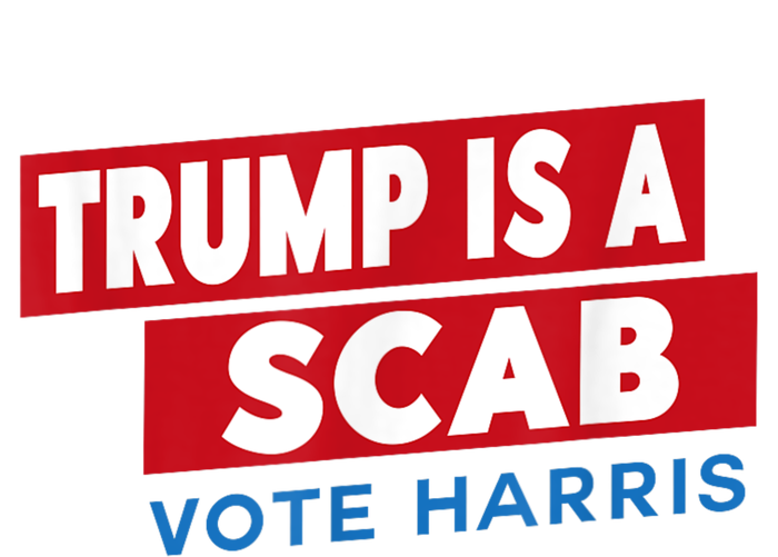 Donald Trump Is A Scab Vote Harris Long Sleeve Pajama Set