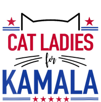 Cat Ladies For Kamala Funny Cat 2024 President Kamala Harris T-Shirt