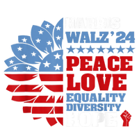 Harris Walz 2024 Peace Love Equality Diversity Hope Lgbt T-Shirt