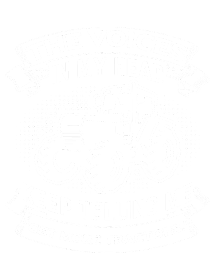 The Voices In My Head Keep Telling Me Tractors Farmer Women's Momentum V-Neck T-Shirt