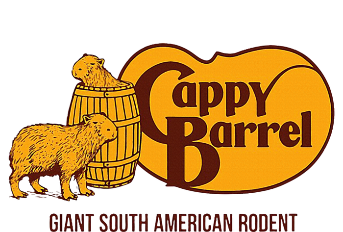 Cappy Barrel; Capybara Campaign Store Logo Women's T-Shirt