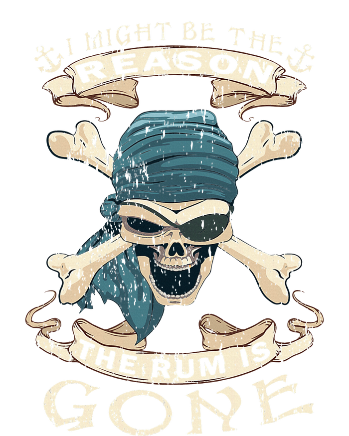 I Might Be The Reason The Rum Is Gone Vintage Funny Rum Tank Top