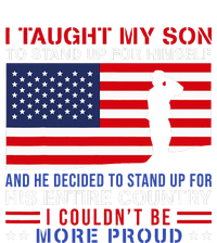 I Taught My Son How To Stand Up Proud Military Mom And Dad Women’s Perfect Tri Rocker Tank