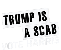 Trump Is A Scab Vote Kamala Harris 2024 Zip Tote Bag