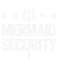 Merman Mermaid Security Funny Swimming Tie-Dye T-Shirt